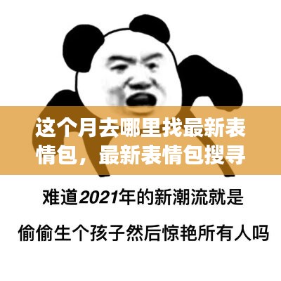本月最新表情包搜尋指南，熱點表情一網(wǎng)打盡