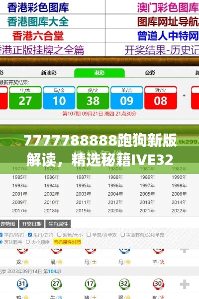 7777788888跑狗新版解讀，精選秘籍IVE323.63