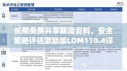 長期免費共享新澳資料，安全策略評估激勵版LOM110.4詳解