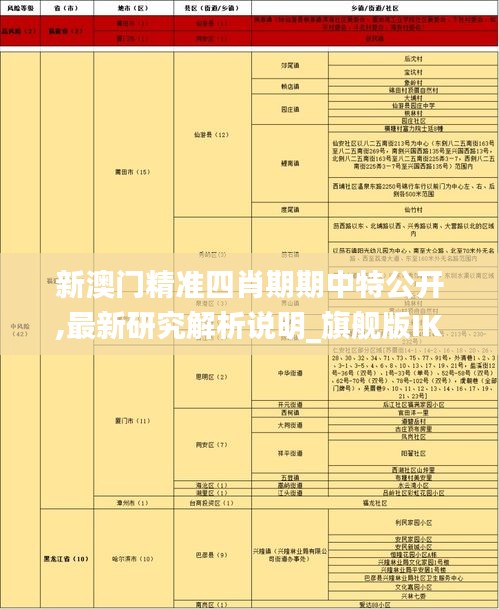 新澳門(mén)精準(zhǔn)四肖期期中特公開(kāi),最新研究解析說(shuō)明_旗艦版IKX876.18