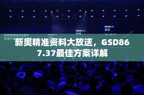 新奧精準(zhǔn)資料大放送，GSD867.37最佳方案詳解