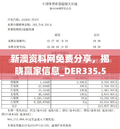 新澳資料網(wǎng)免費(fèi)分享，揭曉贏家信息_DER335.56深度解析