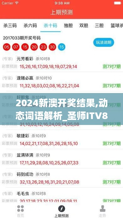2024新澳開獎(jiǎng)結(jié)果,動(dòng)態(tài)詞語(yǔ)解析_圣師ITV86.43