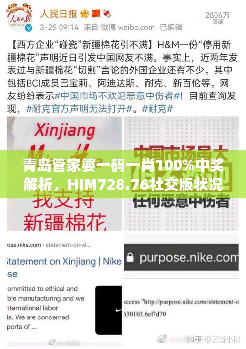 青島管家婆一碼一肖100%中獎解析，HIM728.76社交版狀況評估