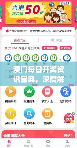 澳門每日開獎資訊寶典，深度解析真神JLO304.55獨家解讀