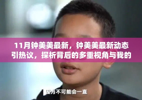 鐘美美最新動(dòng)態(tài)引熱議，多重視角下的探析與我的觀點(diǎn)分析