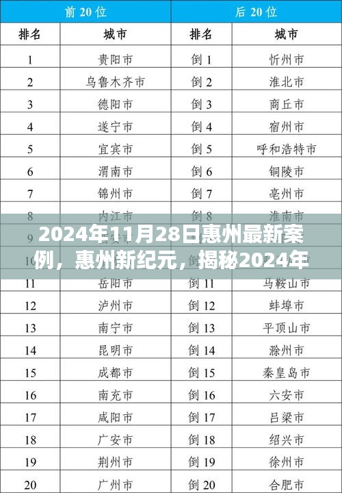 揭秘惠州新紀(jì)元，最新案例背景與影響深度解析（2024年11月28日）