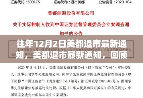 美都退市最新通知回顧，背景、事件、影響與時代地位分析