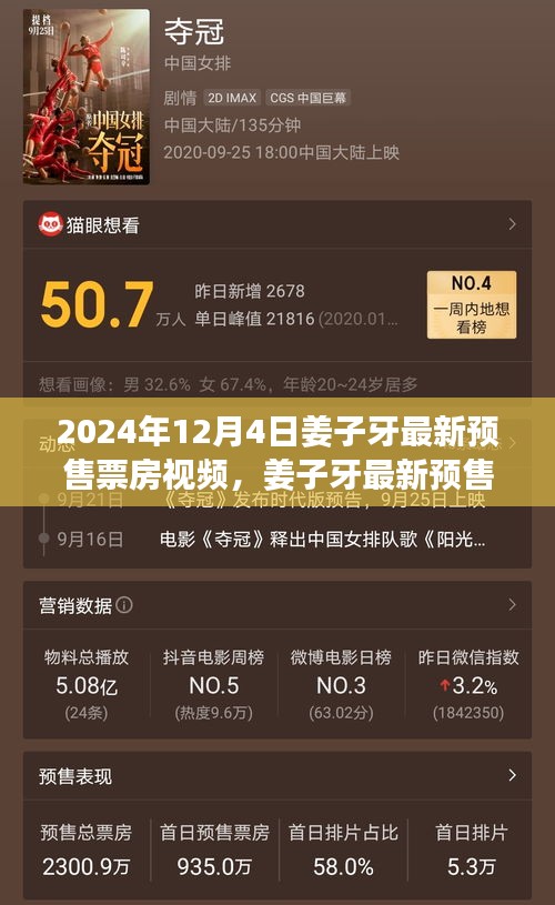 姜子牙最新預(yù)售票房視頻攻略，輕松獲取觀影資格