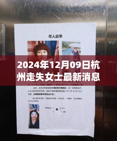 杭州失蹤女士事件最新進(jìn)展與深度分析，失蹤女士最新消息揭秘（2024年12月09日）
