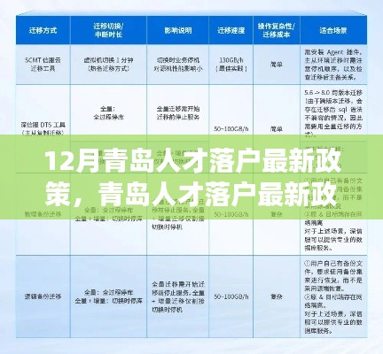 青島人才落戶最新政策解析，特性、體驗(yàn)、競品對(duì)比及用戶群體深度分析