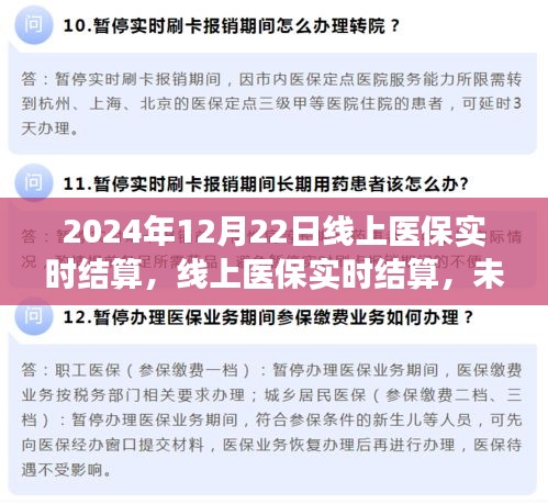 線上醫(yī)保實(shí)時(shí)結(jié)算，未來醫(yī)療支付的新模式展望