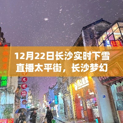 長(zhǎng)沙夢(mèng)幻飄雪日，太平街實(shí)時(shí)下雪直播絕美呈現(xiàn)