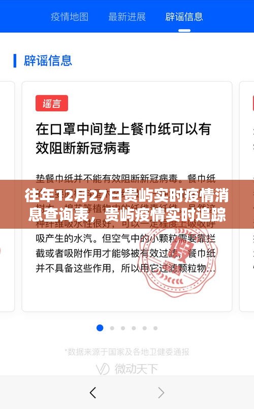 科技之光助力貴嶼疫情防控，實時追蹤系統(tǒng)下的疫情消息查詢表