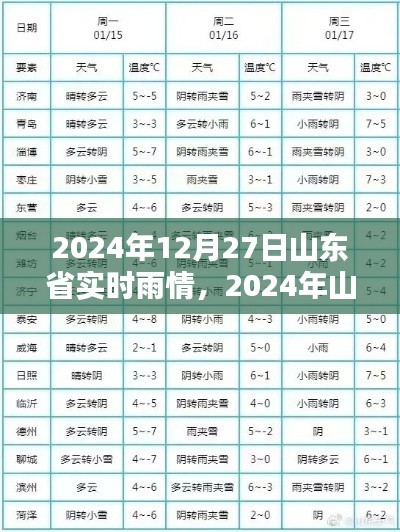山東省實時雨情分析報告，最新雨情動態(tài)（2024年12月27日）