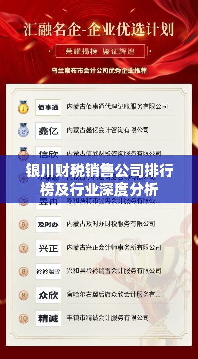銀川財(cái)稅銷售公司排行榜及行業(yè)深度分析