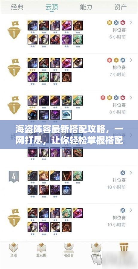 海盜陣容最新搭配攻略，一網(wǎng)打盡，讓你輕松掌握搭配技巧！