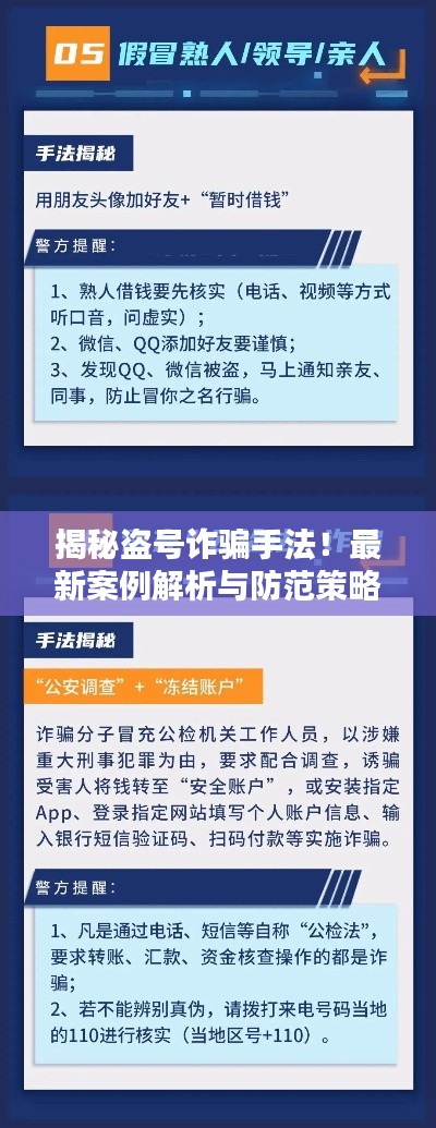 揭秘盜號詐騙手法！最新案例解析與防范策略全攻略