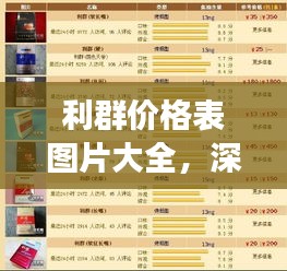 利群價(jià)格表圖片大全，深度解讀與分析報(bào)告