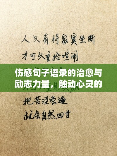 傷感句子語錄的治愈與勵(lì)志力量，觸動(dòng)心靈的溫暖話語
