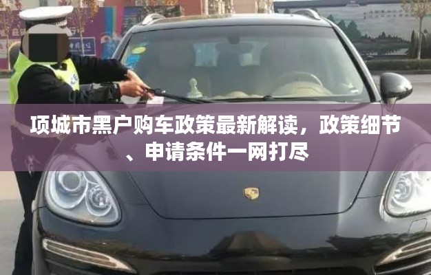 項城市黑戶購車政策最新解讀，政策細節(jié)、申請條件一網(wǎng)打盡