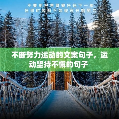 不斷努力運(yùn)動(dòng)的文案句子，運(yùn)動(dòng)堅(jiān)持不懈的句子 