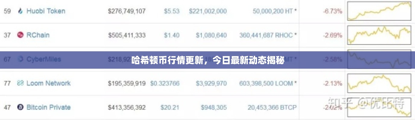 哈希頓幣行情更新，今日最新動態(tài)揭秘