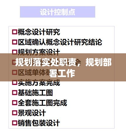 規(guī)劃落實(shí)處職責(zé)，規(guī)劃部署工作 