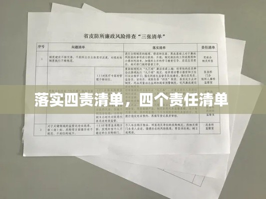 落實(shí)四責(zé)清單，四個(gè)責(zé)任清單 