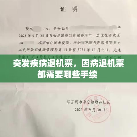 突發(fā)疾病退機票，因病退機票都需要哪些手續(xù) 