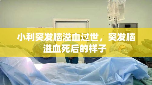 小利突發(fā)腦溢血過世，突發(fā)腦溢血死后的樣子 