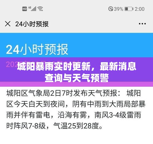 城陽暴雨實時更新，最新消息查詢與天氣預(yù)警