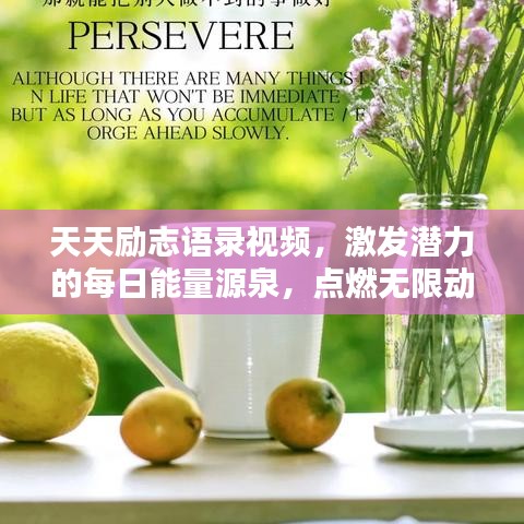 天天勵志語錄視頻，激發(fā)潛力的每日能量源泉，點燃無限動力！