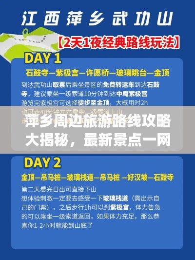 萍鄉(xiāng)周邊旅游路線攻略大揭秘，最新景點(diǎn)一網(wǎng)打盡！